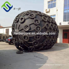 High energy absorption marine rubber fender for ship and dock